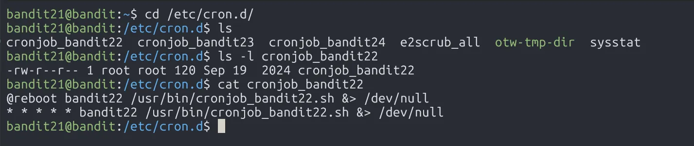 bandit21-cronjob